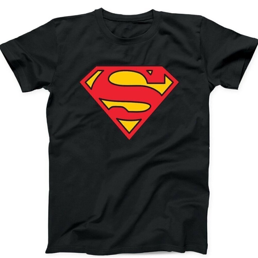 Superman Classic Logo DC Comics Superhero Graphic Fan Gift Style Unisex T-Shirt